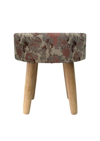 Пуф Fog круглый, цвет бежево-коричневый