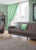 Штора на тесьме "Моире Moire" 146х270 зеленый