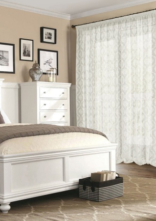 Тюль на тесьме 600х275 см Amanda - XL цвет экрю Тюль на тесьме 600х275 см Amanda - XL цвет экрю