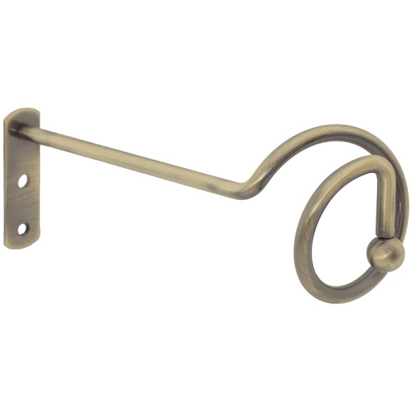 Штородержатель Спираль, Золото антик