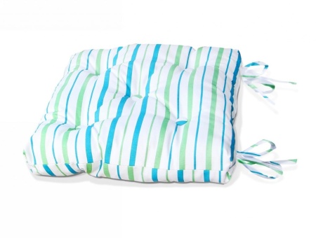 Подушка на стул с завязками 40x40 см Sky Rain полоски