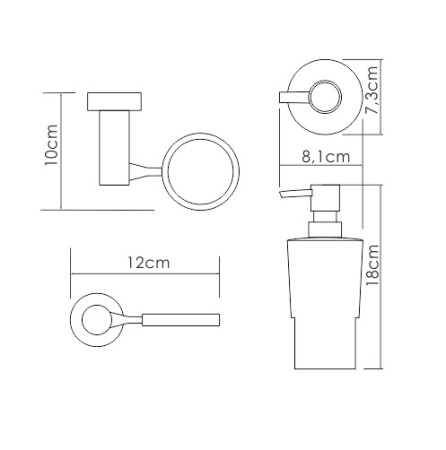 Дозатор для жидкого мыла K-28299
