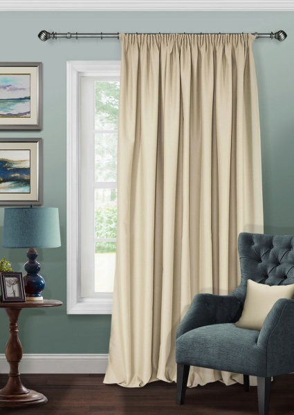 Штора на тесьме Блэкаут "Blackout-S" 200х280 беж