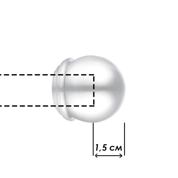 Наконечник "Классика", Жемчуг , Ø16мм