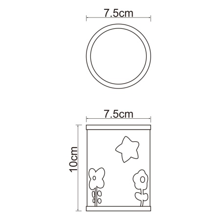 Стакан для зубных щеток Ammer K-6428