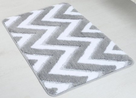 Коврик Fixsen для ванной 50х80 см River цвет серый