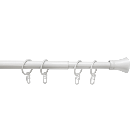 Карниз телескопический однорядный, металл, Гиро, Жемчуг, 160-320см Карниз телескопический однорядный, металл, Гиро, Жемчуг, 160-320см