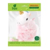 Мочалка для нежной и чувствительной кожи "Единорожка", 17х12 см, soft, для бани и сауны "Банные штучки"