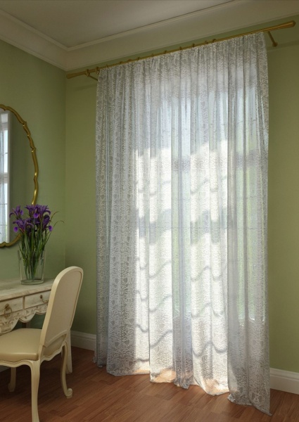 Тюль на тесьме "Milla" 450x275 белый