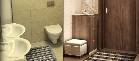 Коврик VORTEX подложка из латекса 40х60 Spark