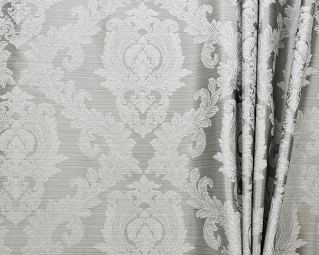 Штора на тесьме 220х270 см Vera с подхватом цвет серый