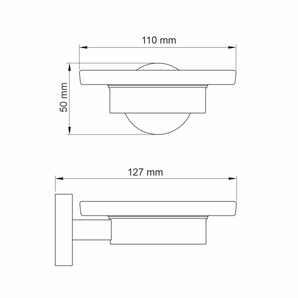 Мыльница Asphe K-77729 