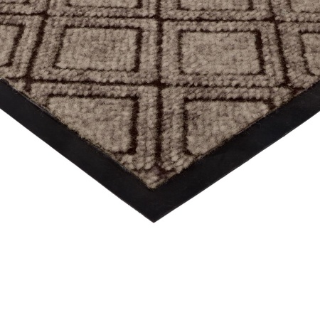 Коврик Vortex придверный влаговпитывающий 60х90 Hall цвет бежево-коричневый