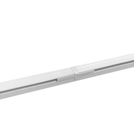 Соединитель для пластикового однополосного профиля, белый