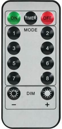 Электрогирлянда светодиодная Vegas Бахрома с звёздочками теплый 2 м