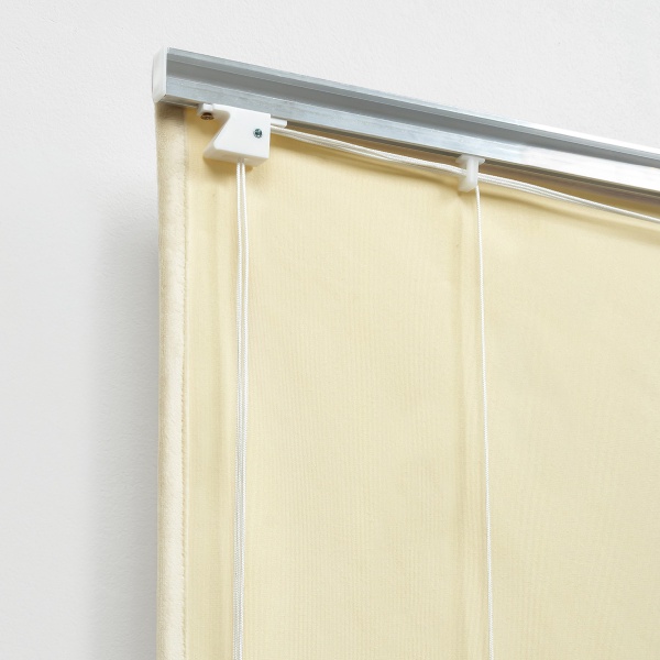 Римская штора с помпонами, Марсель цвет ванильный