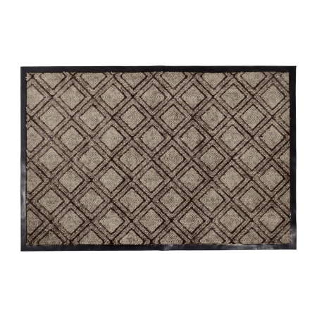 Коврик Vortex придверный влаговпитывающий 60х90 Hall цвет бежево-коричневый