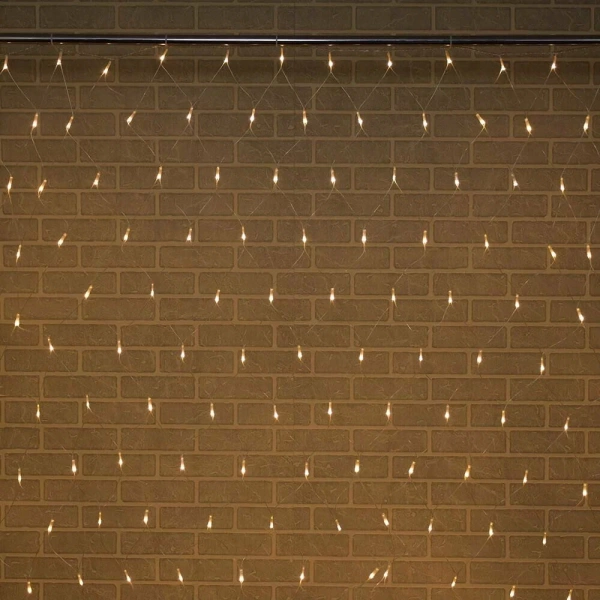 Электрогирлянда светодиодная Vegas Сеть теплый 1.5 м