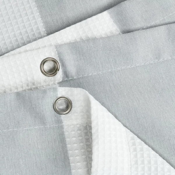 Шторка для ванной Fixsen Vafel, серая