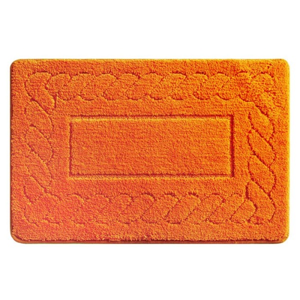 Коврик для ванной комнаты Клевер Плейт орендж Clever Plait orange