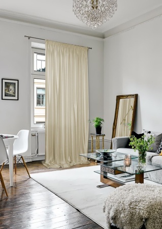 Портьера на тесьме "Lindor-SH" 200х280 молочный