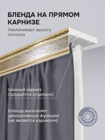 Багет для карниза 7 см, антик престиж