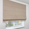 Римская штора с бахромой, Фортуна Blackout на верёвочном механизме, цвет светло-бежевый