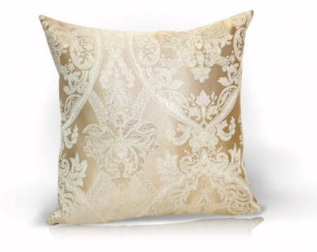 Подушка декоративная на молнии 40х40 см Bergamo цвет бежевый