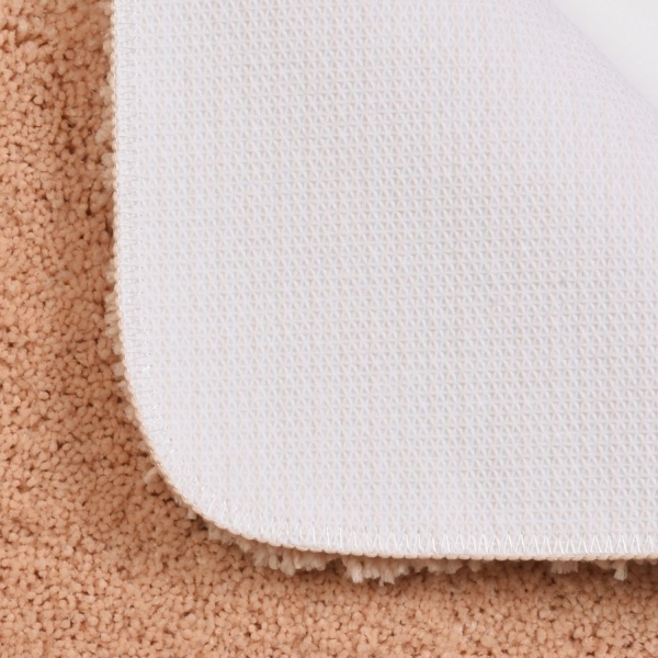 Коврик ВассерКРАФТ WasserKRAFT для ванной 55х57 см Кеммель Карамель Крем Kammel Caramel Cream