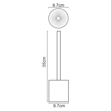 Щетка для унитаза Neime K-1927