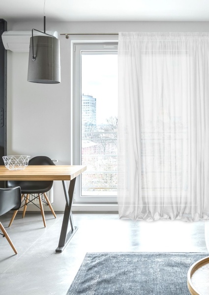 Тюль на тесьме 300х275 см Oriana цвет белый