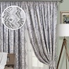 Комплект штор на тесьме "Salerno" 2 шторы 200х270, тюль 450х270 серый