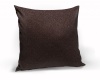 Подушка декоративная на молнии 40х40 см Lindor цвет темно-коричневый