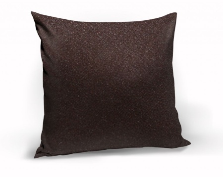 Подушка декоративная на молнии 40х40 см Lindor цвет темно-коричневый