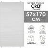 Плиссе натяжного типа 57х170 см Crepe цвет белый Плиссе натяжного типа 57х170 см Crepe цвет белый