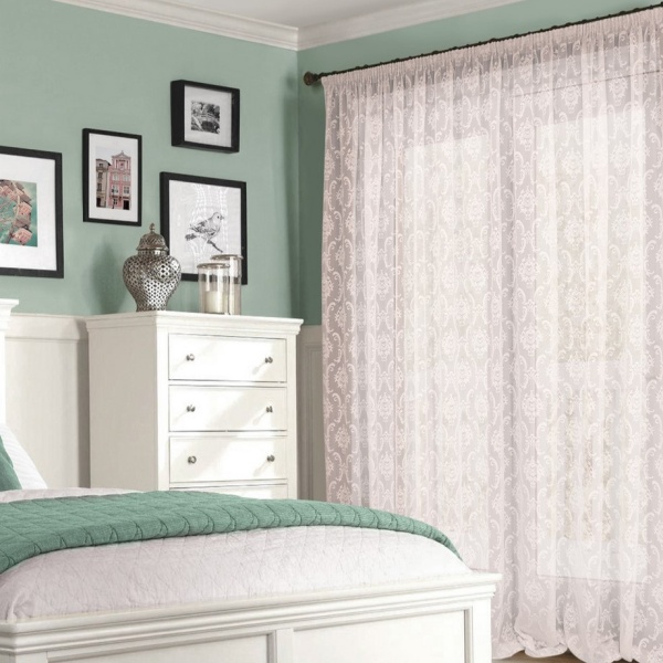 Тюль на тесьме 300х275 см Amanda цвет бледно-розовый