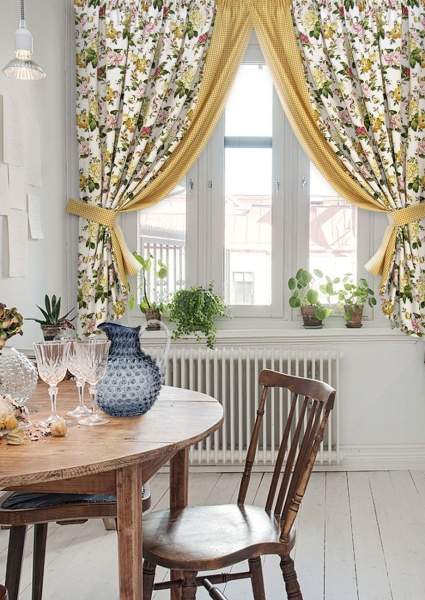 Комплект штор на тесьме "Sun Luly-S" 350х175 желтый