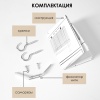 Рулонные шторы 60х160 см бамбуковые цвет белый Рулонные шторы 60х160 см бамбуковые цвет белый