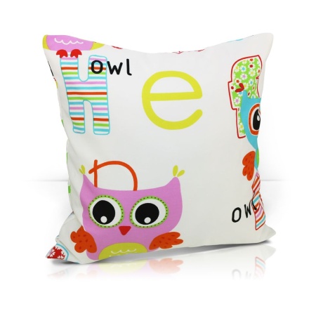 Подушка декоративная на молнии 40х40 см OWL с принтом