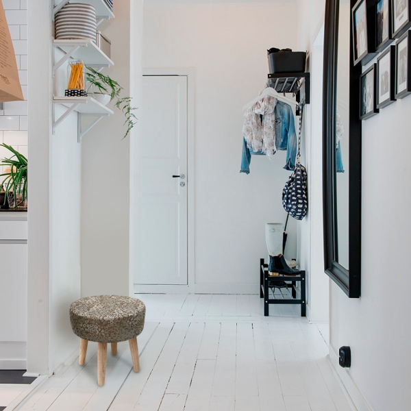 Пуф Stone круглый, цвет бежевый