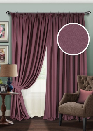 Комплект штор Блэкаут "Blackout-SH" 2 шт 220х280/500х280 фиолетовый