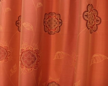 Штора на тесьме Рубелли Rubelli 150x270 красный