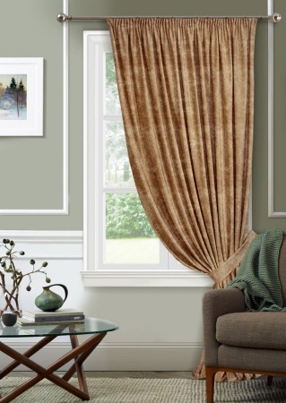 Портьера на тесьме "Бархан Barhan" 136х270