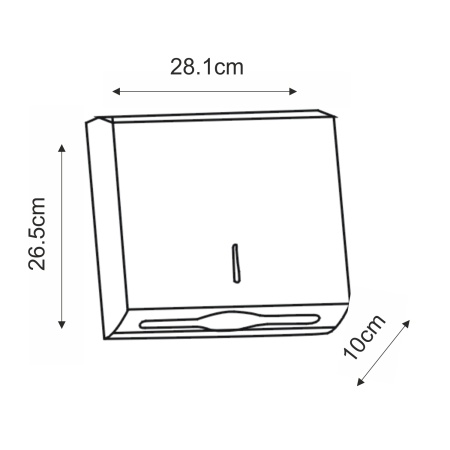 Диспенсер для бумажных полотенец K-10091 