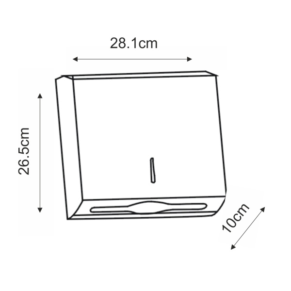 Диспенсер для бумажных полотенец K-10091 