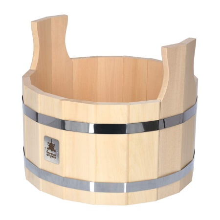 Ушат "шайка", 15 л, система регулировки обручей липа "Банные штучки"