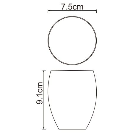 Стакан для зубных щеток Ruwer K-6728
