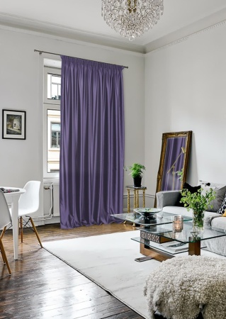 Портьера на тесьме "Lindor-SH" 200х280 фиолетовый