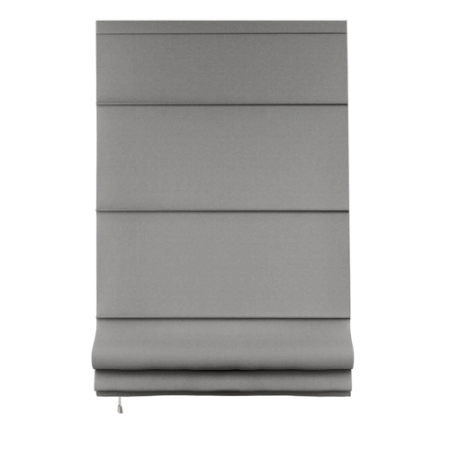 Римские шторы блэкаут на веревочном механизме цвет серый