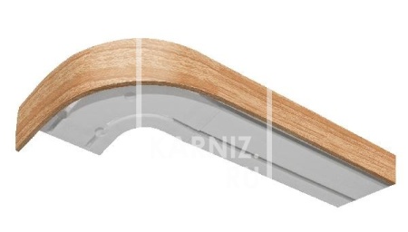 Потолочный карниз Классика 2-х рядный, Дуб